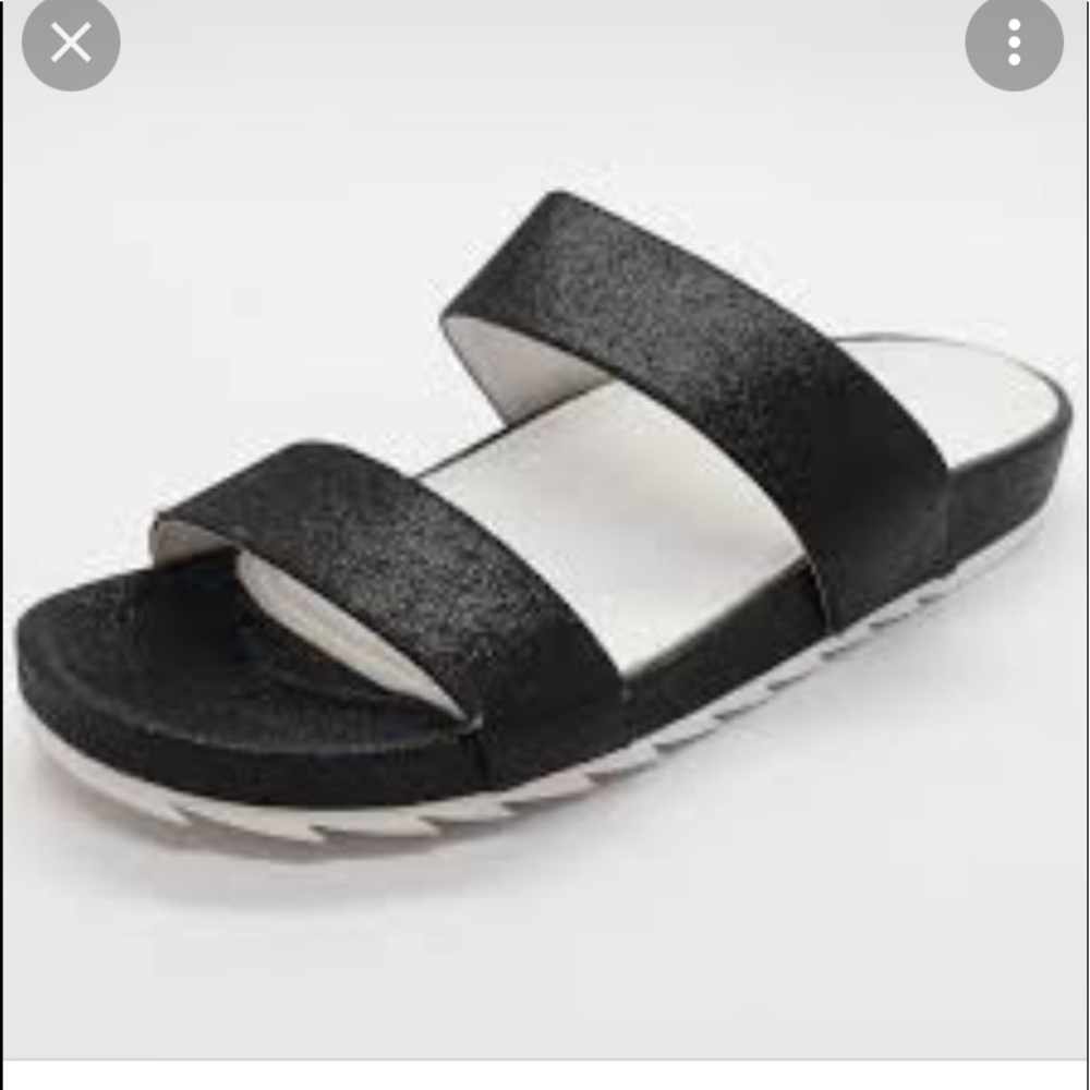 Pure navy leather sandals size 9.5